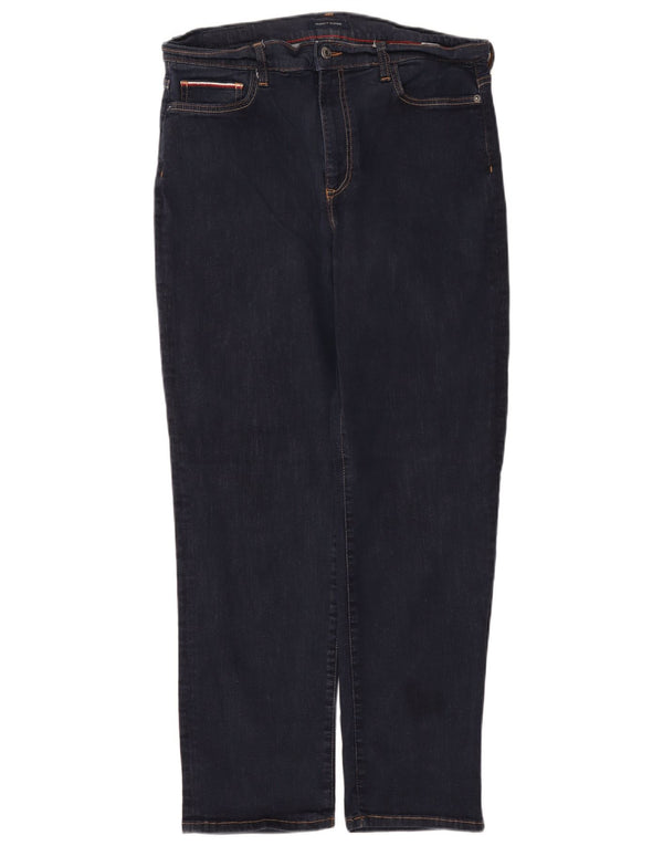 Tommy Hilfiger γυναικείο ίσιο τζιν US 14 XL W34 L29 Navy Blue Cotton