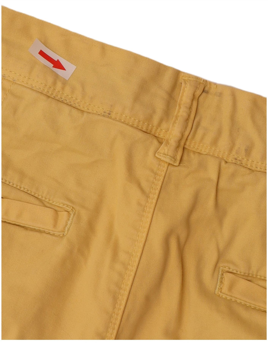 Ανδρικό σορτς Chino Superdry W33 μεγάλο κίτρινο βαμβακερό