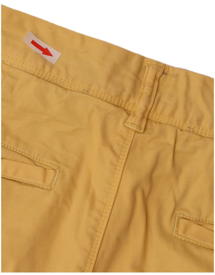 Ανδρικό σορτς Chino Superdry W33 μεγάλο κίτρινο βαμβακερό