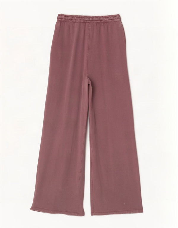Zara Γυναικεία φόρμα με φαρδιά πόδι Παντελόνι UK 12 Medium Purple