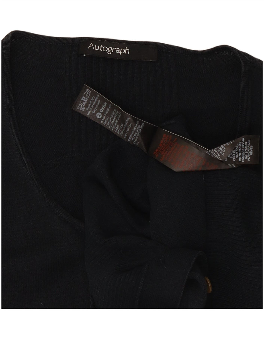 Marks & Spencer Γυναικείο πουλόβερ ζακέτα Autograph UK 16 Large Navy Blue
