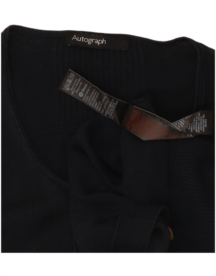 Marks & Spencer Γυναικείο πουλόβερ ζακέτα Autograph UK 16 Large Navy Blue
