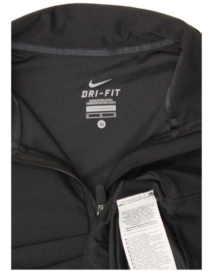 Γυναικεία αθλητική φόρμα Nike Top Jacket UK 12 Medium Black Polyester