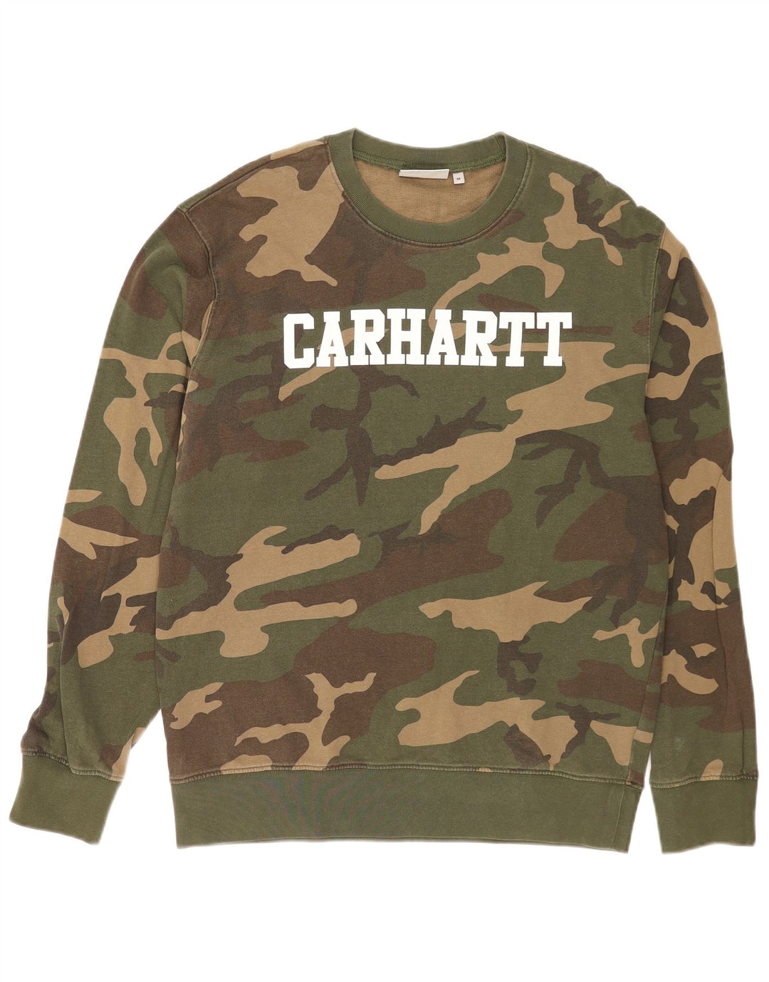 Ανδρικό γραφικό φούτερ Carhartt Jumper Medium Khaki Camouflage Cotton