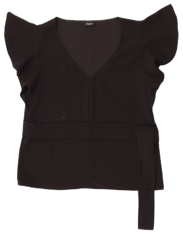 Marella Γυναικεία μπλούζα EMME Top UK 14 Large Black Polyester