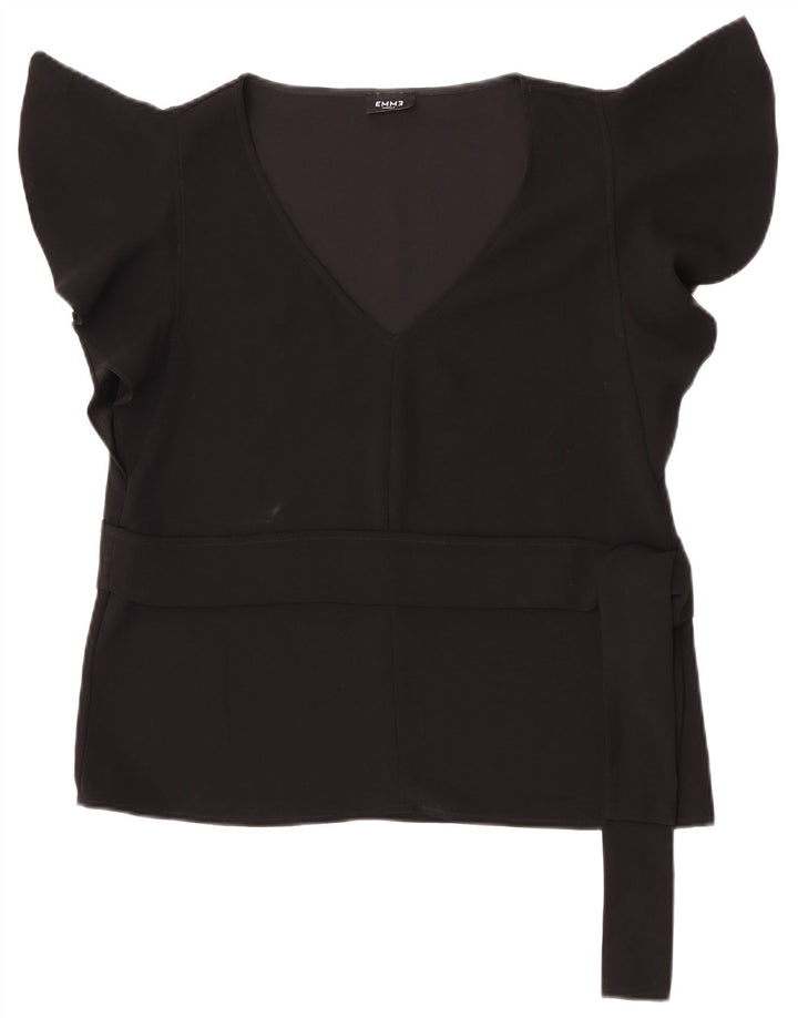 Marella Γυναικεία μπλούζα EMME Top UK 14 Large Black Polyester