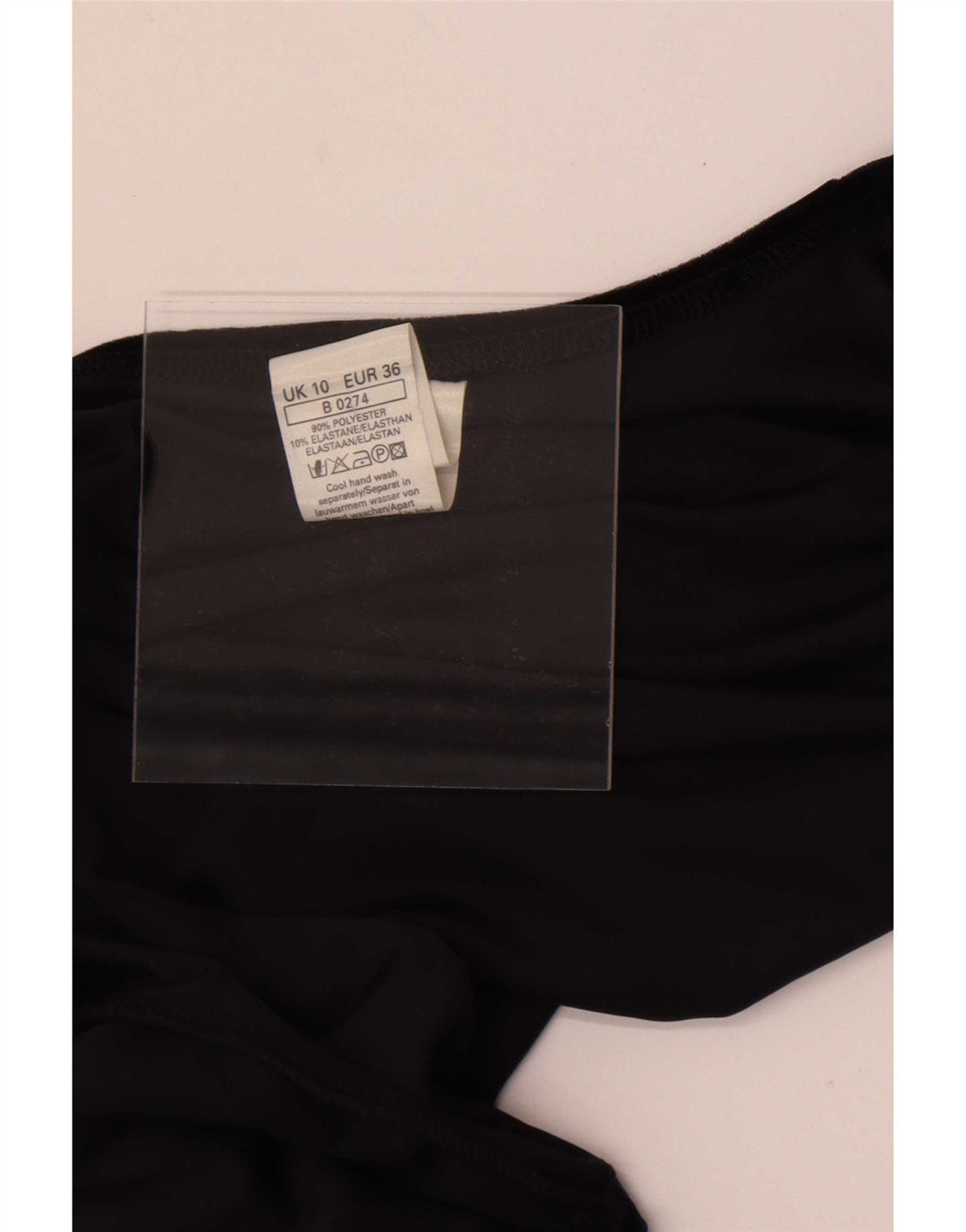 Vintage γυναικείο βελούδο Bolero Top 10 Small Black Polyester