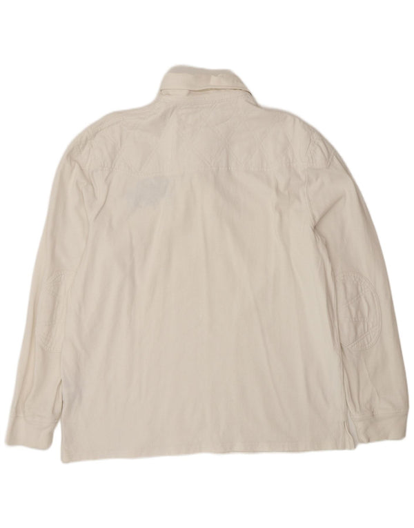 Polo Ralph Lauren Ανδρικό μακρυμάνικο πουκάμισο XL λευκό βαμβάκι