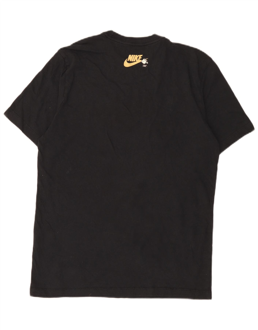 Ανδρικό γραφικό μπλουζάκι Nike, μεσαίο μαύρο βαμβακερό