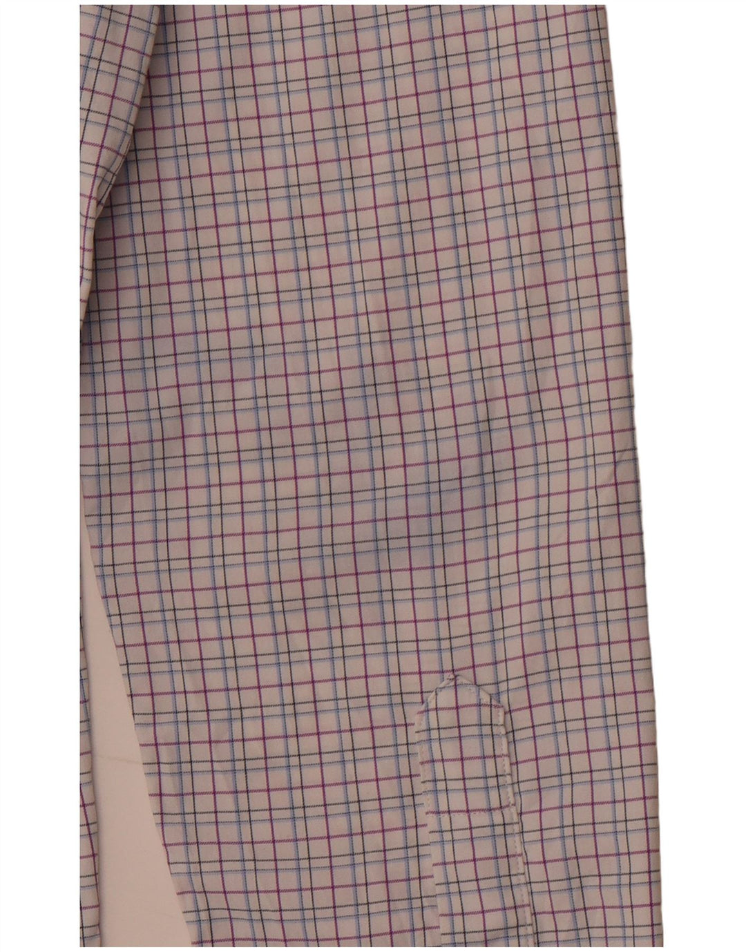 BONOBOS Ανδρικό πουκάμισο Slim Fit Μέγεθος 15 1/2 Medium Pink Check Nylon