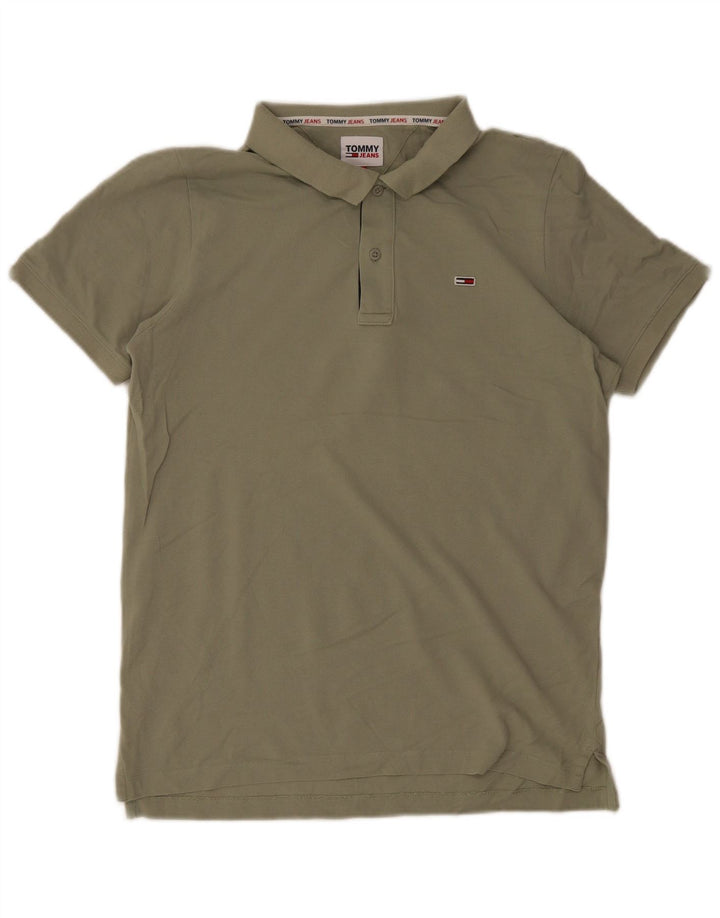 Ανδρικό πουκάμισο πόλο Tommy Hilfiger XL Πράσινο