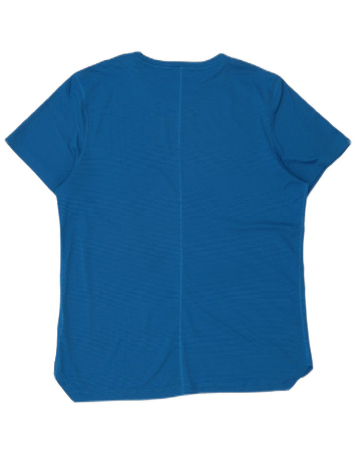 Ανδρικό T-Shirt Asics Top μεσαίο μπλε πολυεστέρας
