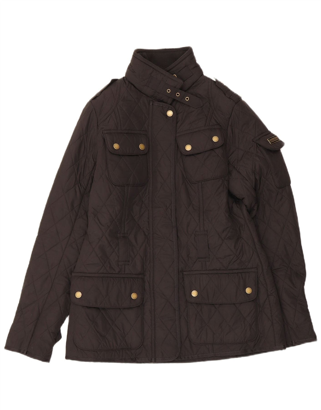 Barbour Γυναικείο Στρατιωτικό Μπουφάν UK 10 Small Black Polyester