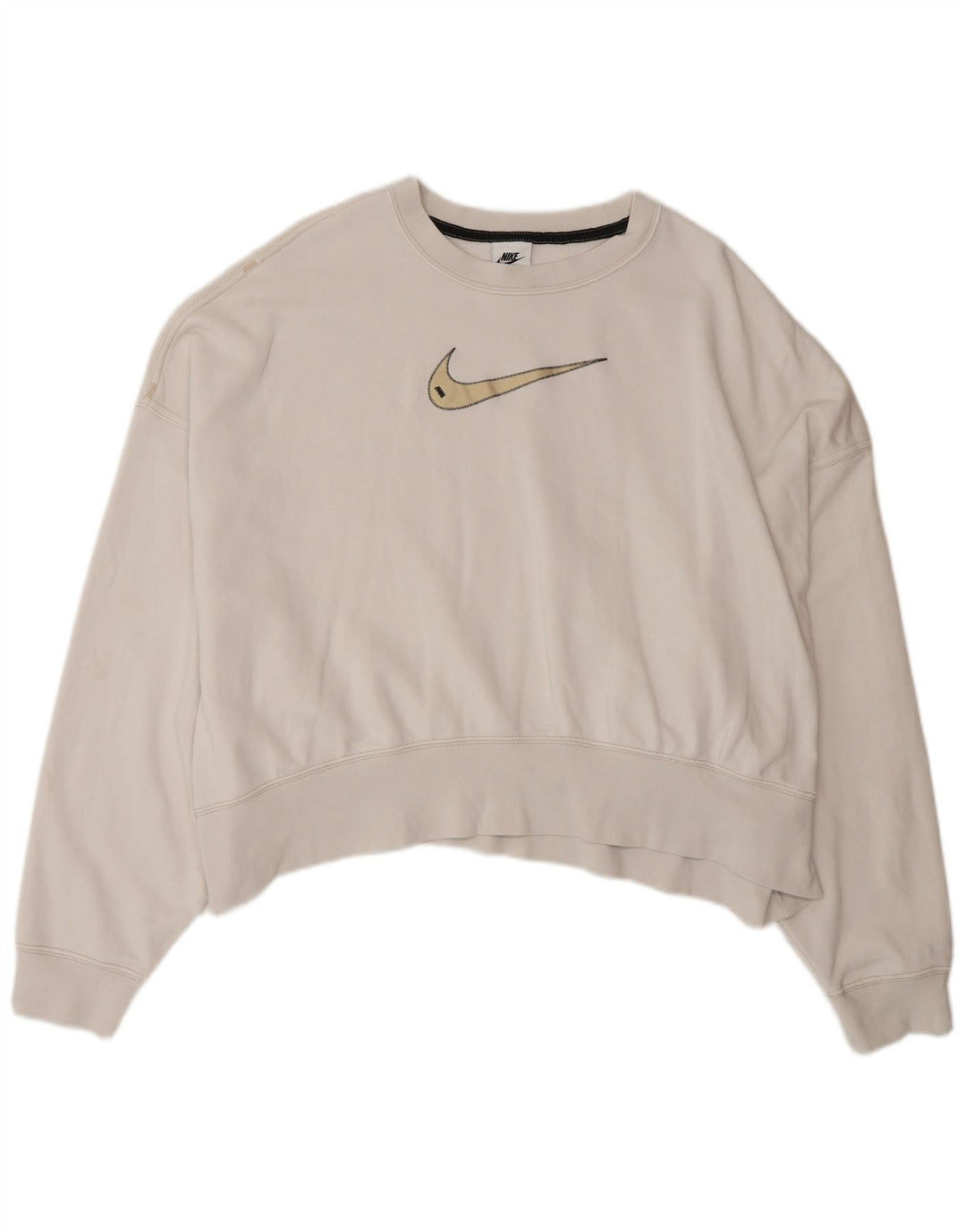 Γυναικείο γραφικό φούτερ NIKE 16 μεγάλο λευκό Jumper UK