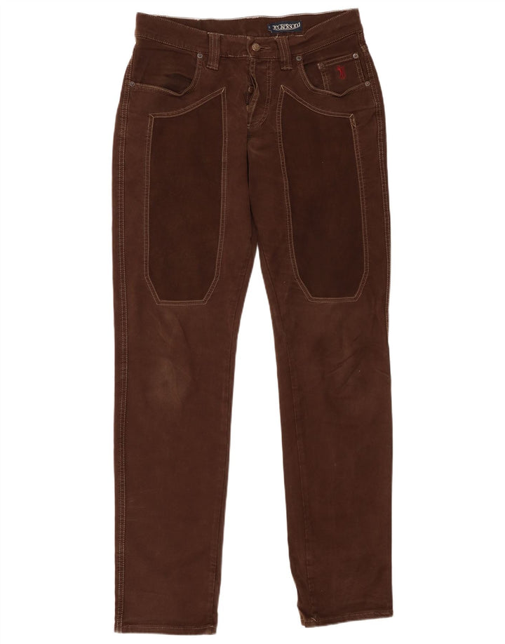 JECKERSON Ανδρικό Slim Casual Παντελόνι W32 L34 Καφέ Βαμβακερό