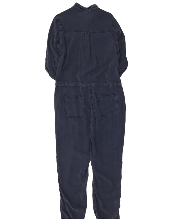 Topshop γυναικεία φόρμα 3/4 μανίκια UK 16 Large Navy Blue Lyocell
