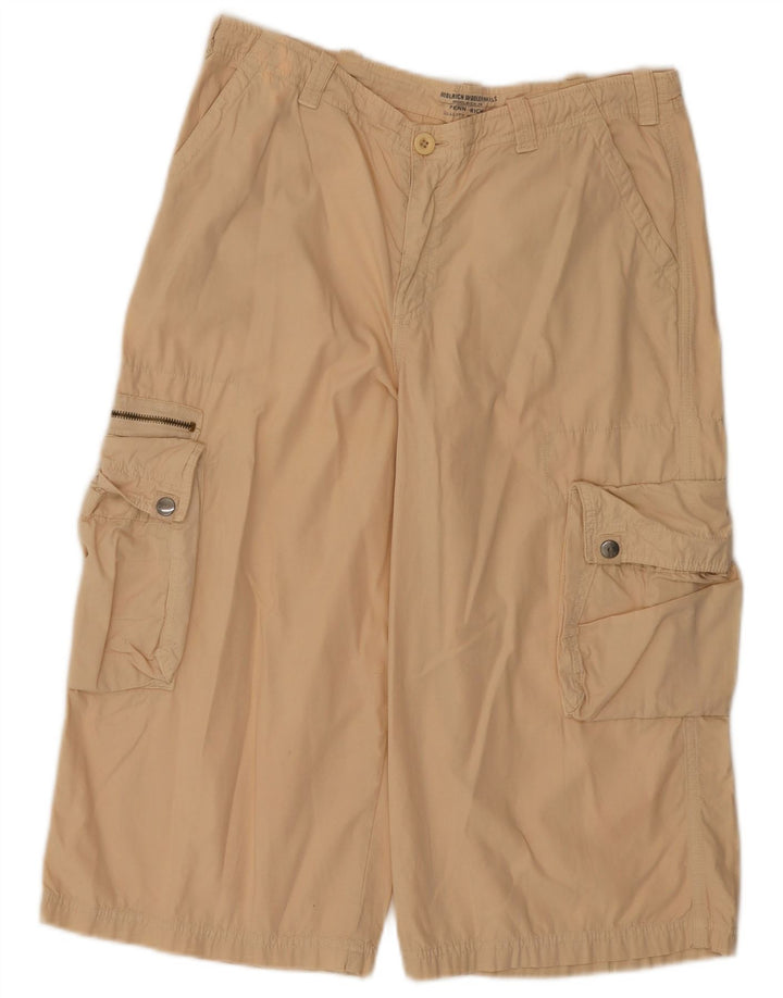 Woolrich Γυναικείο Σορτς Βερμούδας Cargo 2XL W36 Μπεζ βαμβακερό