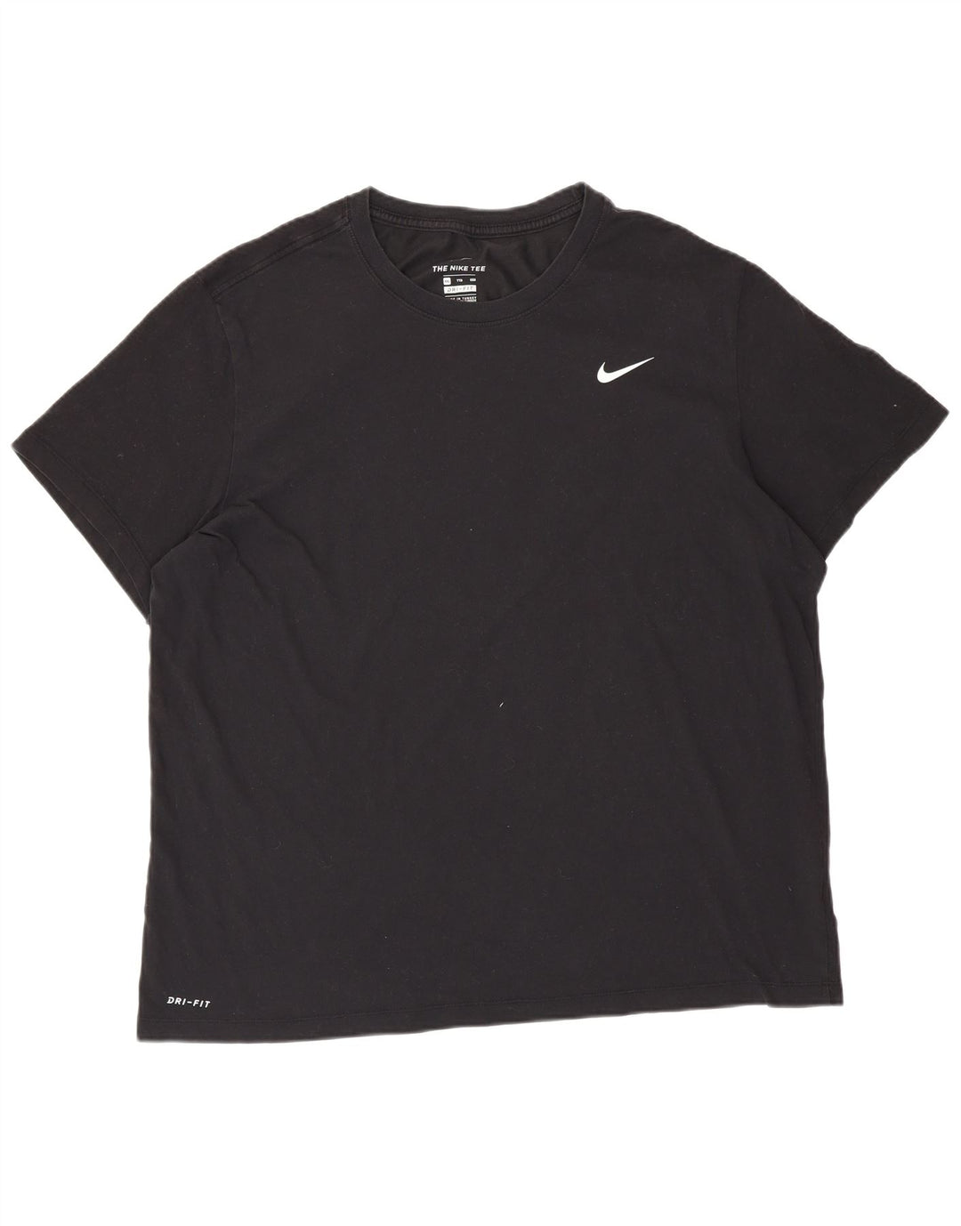 Ανδρικό T-shirt NIKE Dri Fit Top 2XL Μαύρο βαμβακερό