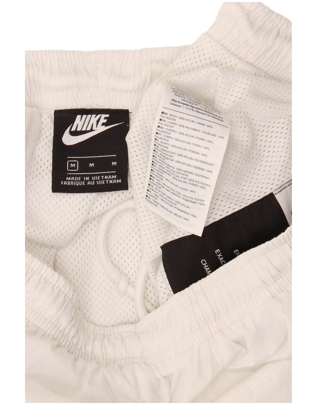 Ανδρική φόρμα Nike Παντελόνι Joggers Μεσαίου Λευκού χρώματος Nylon