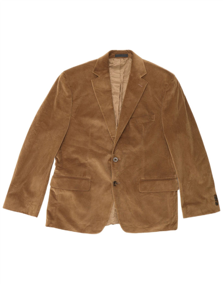 Michael Kors Ανδρικό σακάκι με 2 κουμπιά UK 40 Large Brown Polyester