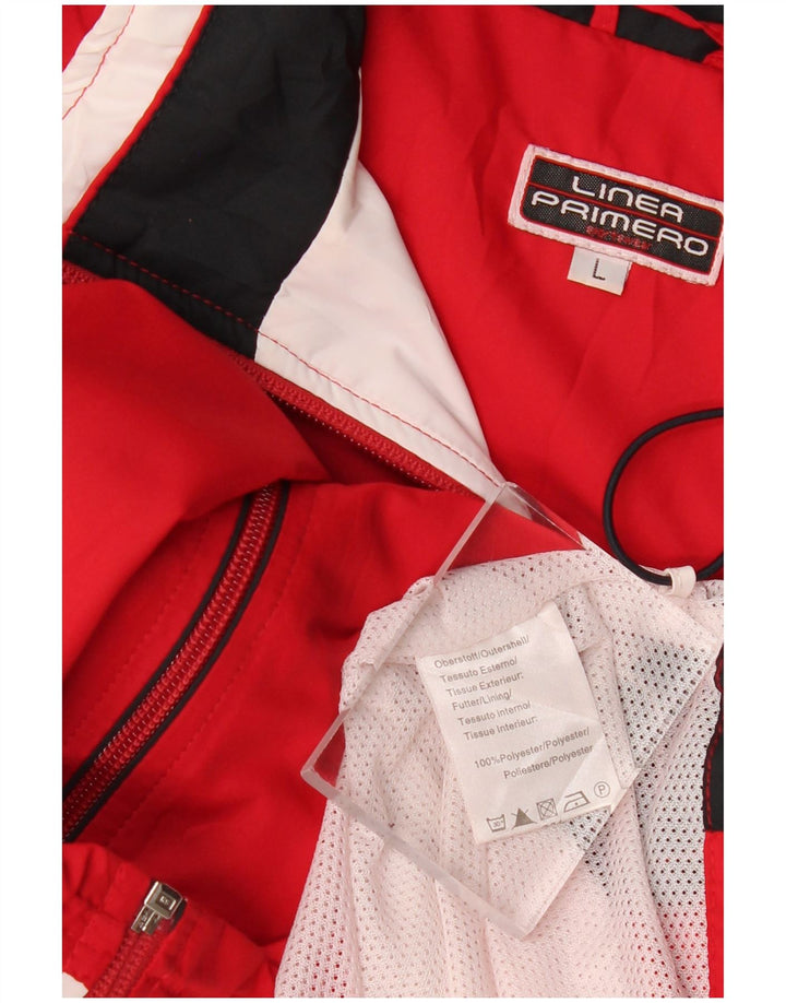 Ανδρική αθλητική φόρμα Linea Primero Μπουφάν με μεγάλο κόκκινο χρώμα πολυεστέρα