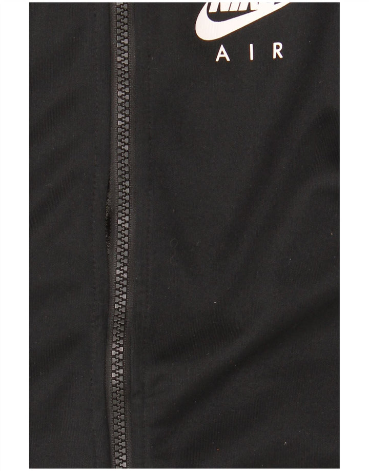 Μπουφάν γυμναστικής NIKE Boys Loose Fit Top Jacket 12-13 Years Large Black