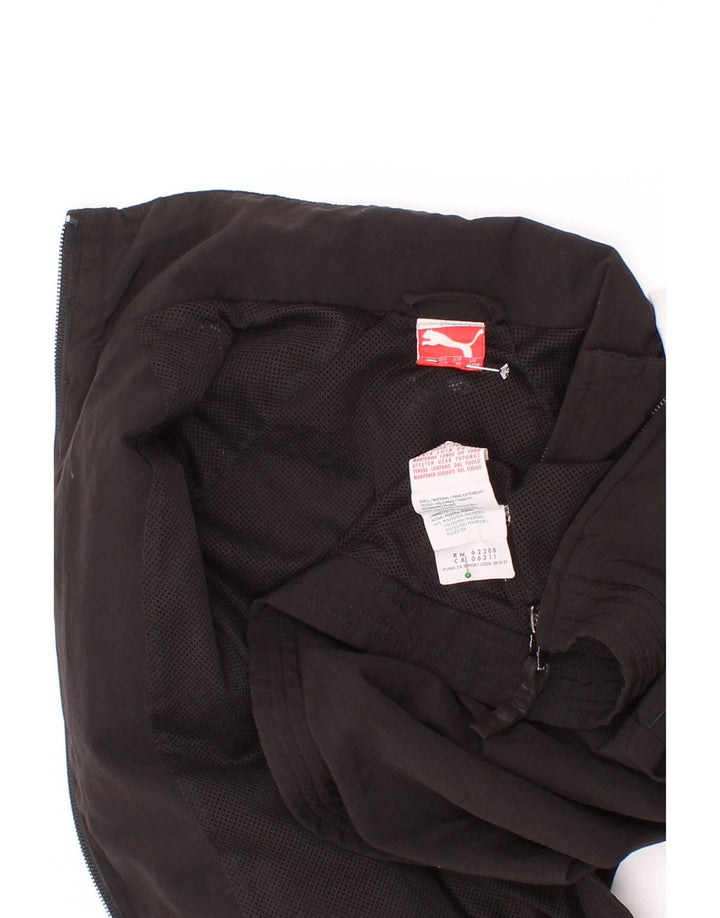 Puma Boys Graphic αθλητική φόρμα Top Jacket 9-10 Years Black Colourblock