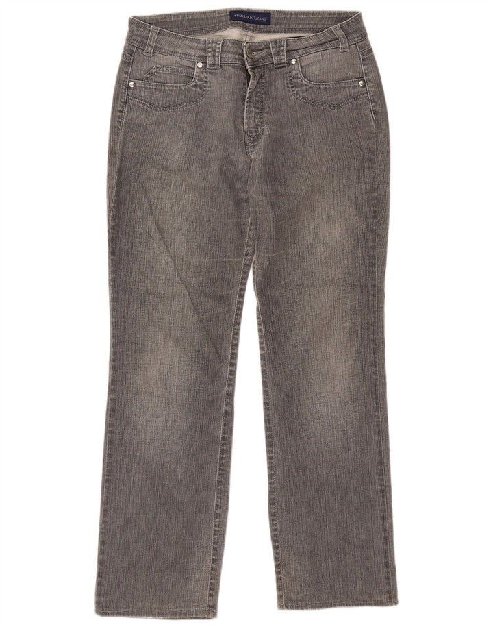 Γυναικείο τζιν Trussardi ίσιο W29 L30 Γκρι βαμβακερό