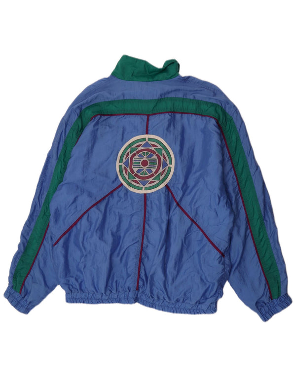 Ανδρική αθλητική φόρμα HEAD γραφικό Top Jacket 2XL Blue Colorblock Retro