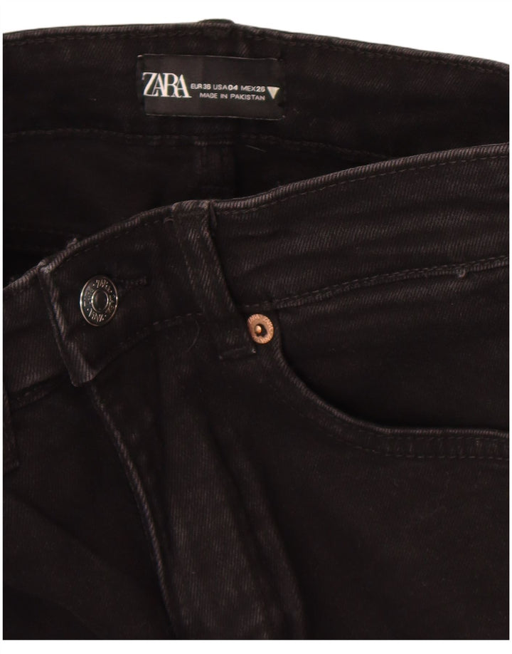Zara Γυναικείο Τζιν μποτάκι EU 36 XS W26 L25 Μαύρο
