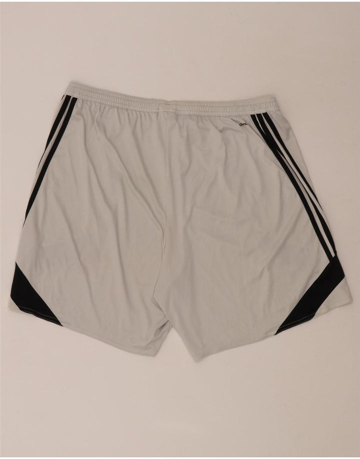 Ανδρικό αθλητικό σορτς NIKE 2XL σε λευκό χρώμα και πολυεστέρα