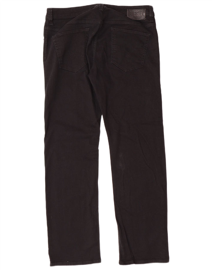 Ανδρικό τζιν DIESEL Larkee Straight W36 L32 Μαύρο βαμβακερό