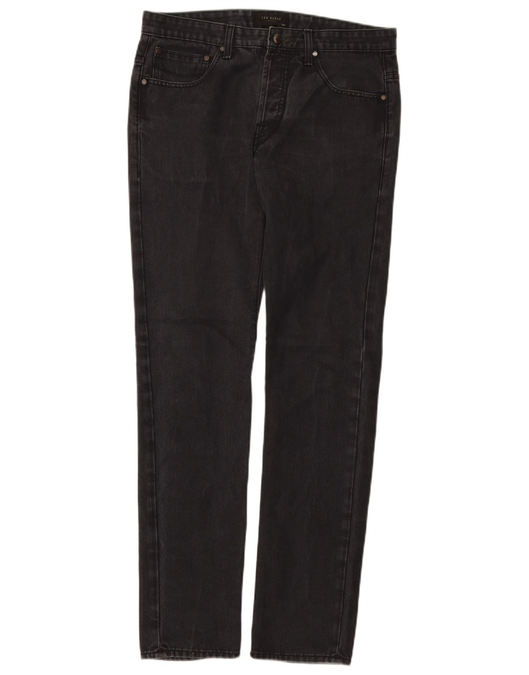 Ted Baker Γυναικείο Slim Jeans W30 L31 Μαύρο βαμβακερό