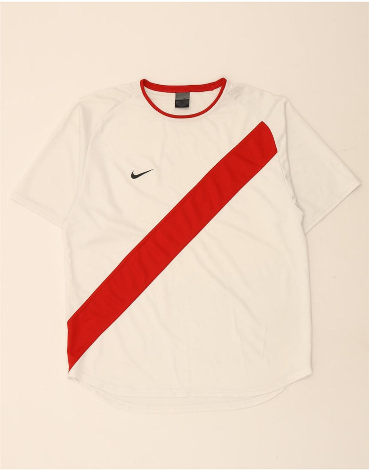 Ανδρικό T-Shirt NIKE Top Medium White Colourblock