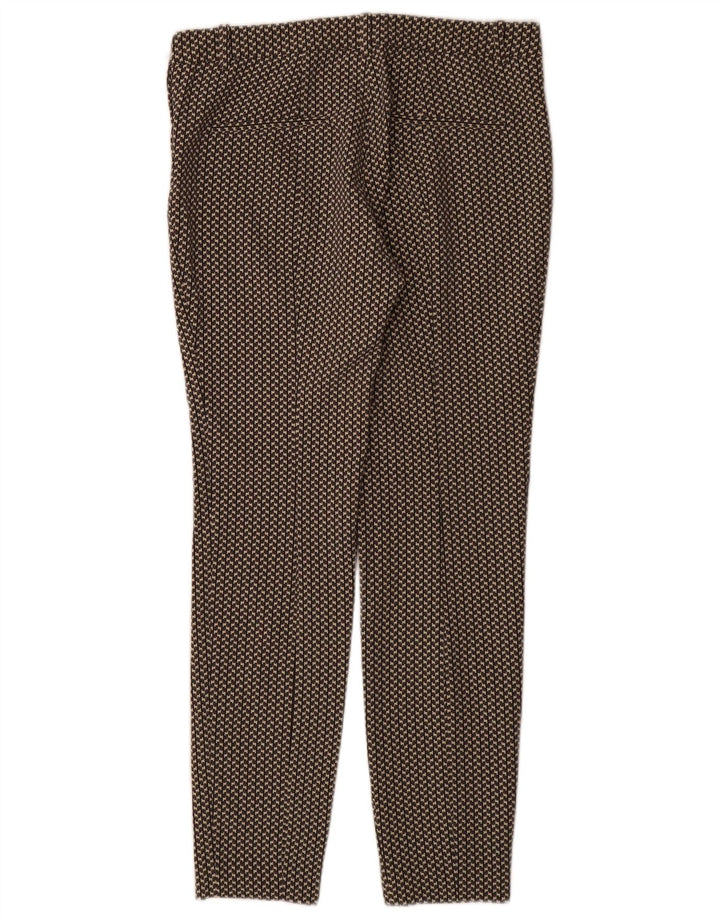 Zara Γυναικείο Slim Casual Παντελόνι Μεσαίο W28 L29 Γκρι γεωμετρικό πολυεστέρα