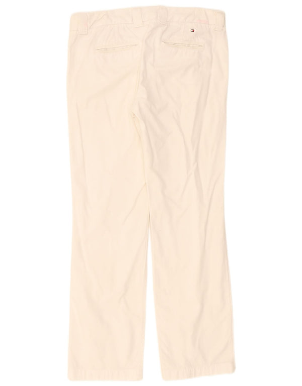 Tommy Hilfiger Γυναικείο ίσιο παντελόνι Chino US 4 Small W32 L29 Λευκό