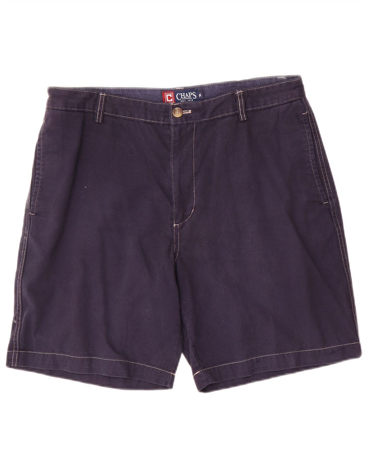 Chaps Ανδρικό Σορτς Chino Μεγάλο W34 Βαμβακερό Navy Blue