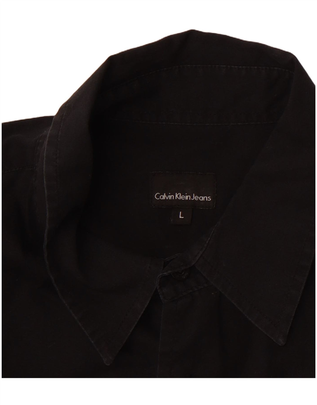 Ανδρικό πουκάμισο CALVIN KLEIN Μαύρο μεγάλο