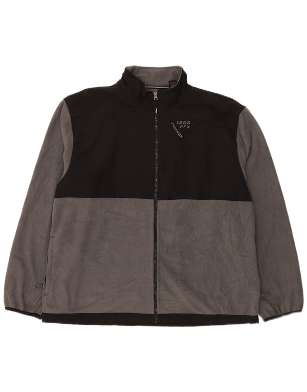 Ανδρικό μπουφάν IZOD Fleece UK 44 2XL Γκρι πολυεστέρας