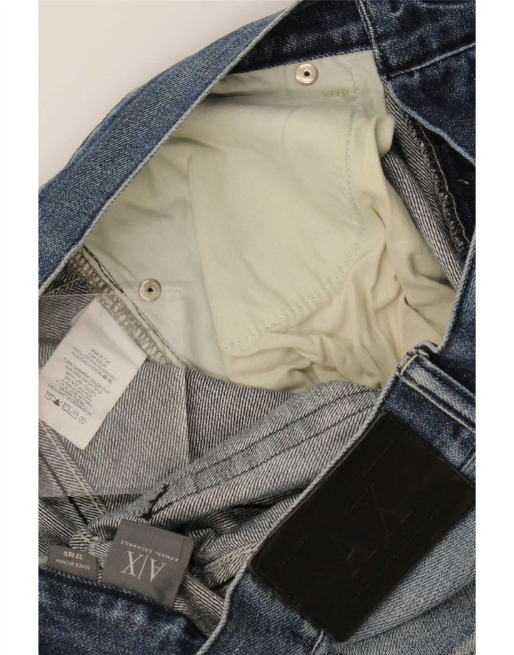 Armani Exchange Ανδρικό Χαλαρό Τζιν W32 L32 Μπλε Βαμβακερό
