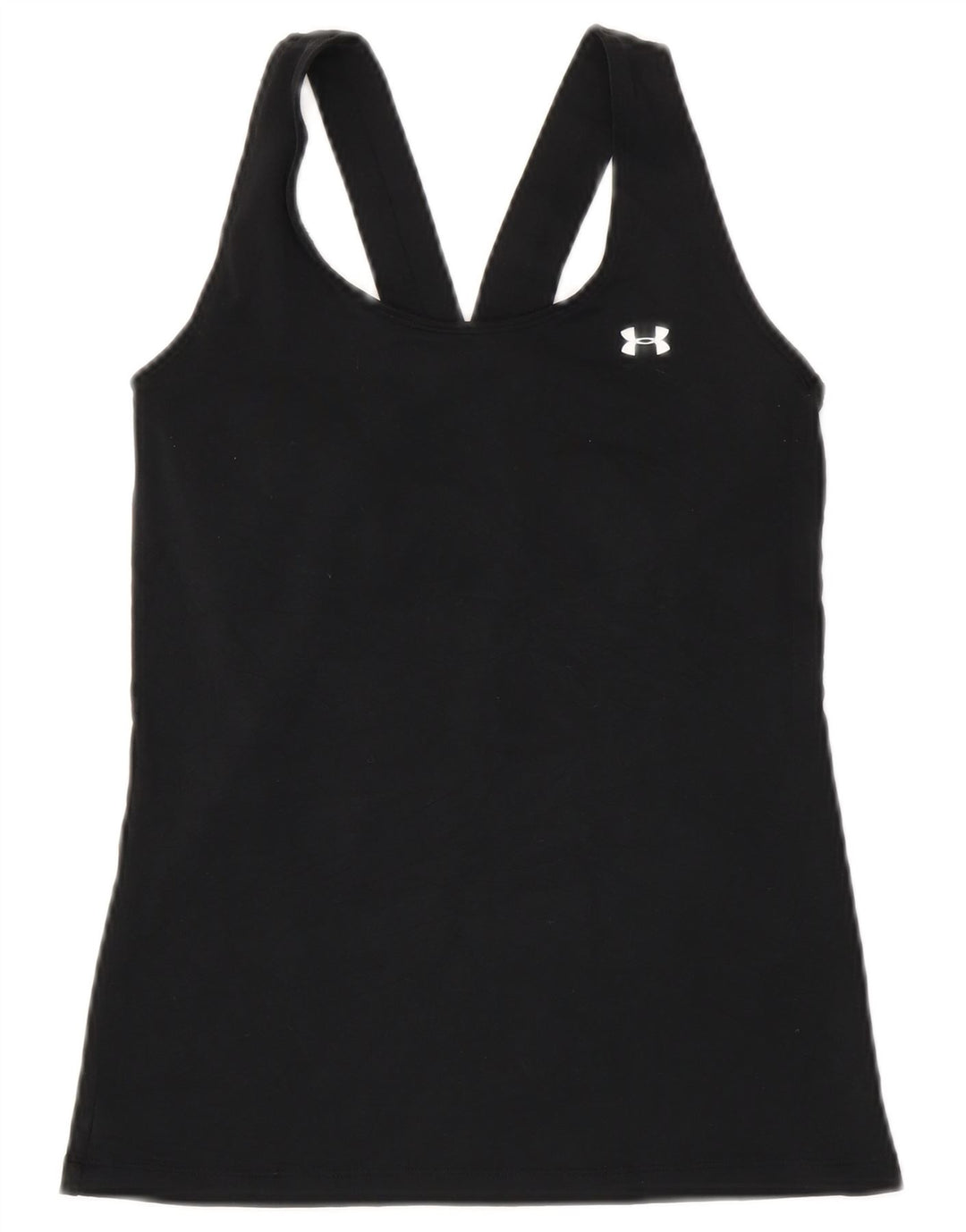 Under Armour Γυναικείο Heat Gear Γιλέκο Top UK 8 Small Black Polyester