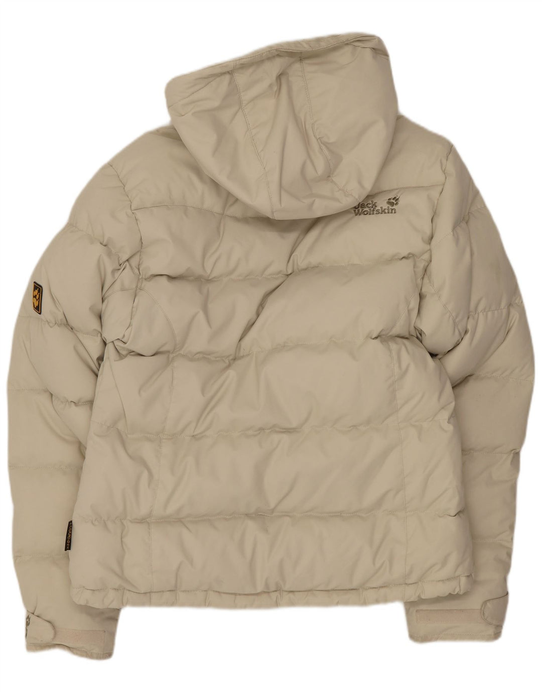 Jack Wolfskin γυναικείο μπουφάν με κουκούλα UK 10 Small Beige Polyamide