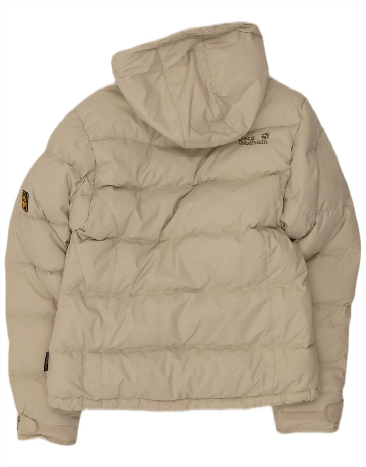 Jack Wolfskin γυναικείο μπουφάν με κουκούλα UK 10 Small Beige Polyamide