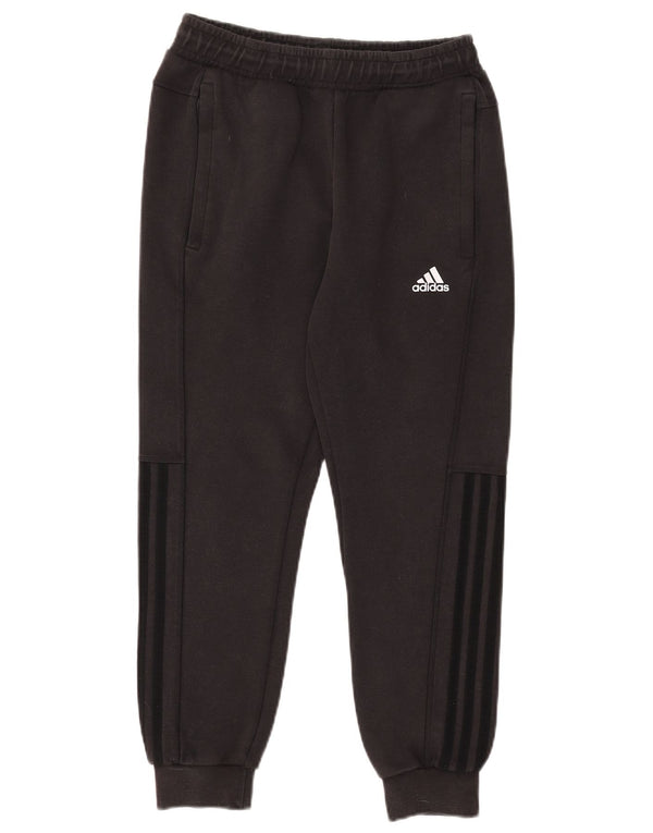 Γυναικεία αθλητική φόρμα ADIDAS Παντελόνι Joggers UK 10 Small Black Cotton