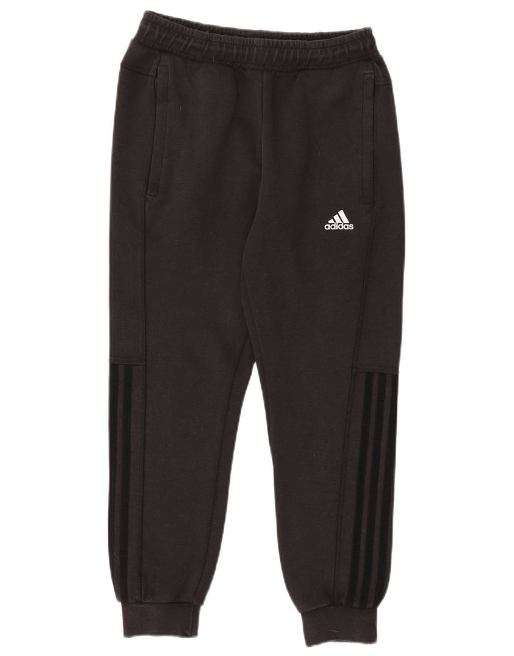 Γυναικεία αθλητική φόρμα ADIDAS Παντελόνι Joggers UK 10 Small Black Cotton