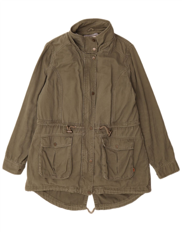Γυναικείο μπουφάν Parka Fat Face UK 16 Large Khaki Cotton