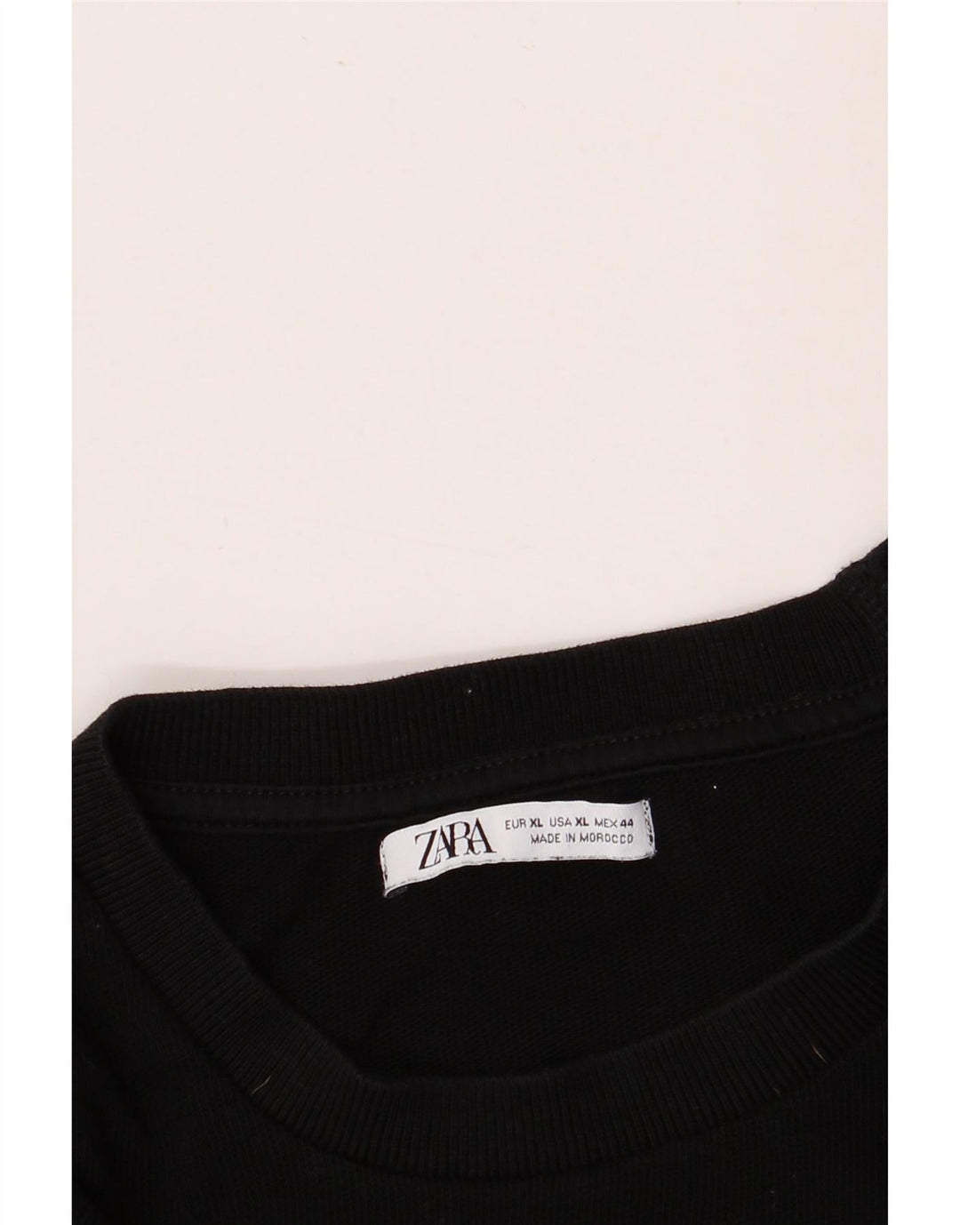 Ανδρικό T-Shirt ZARA Top XL Μαύρο
