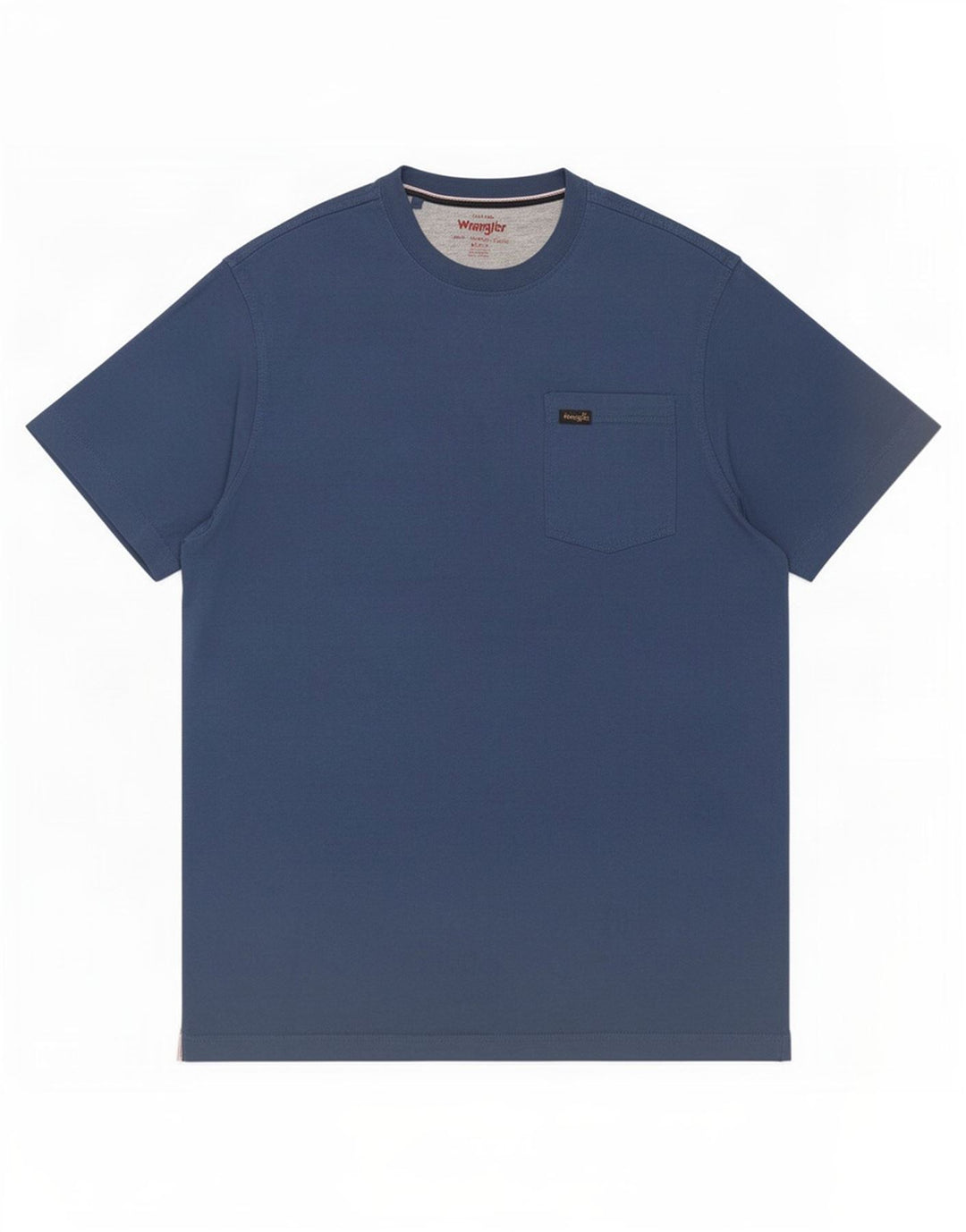 Ανδρικό T-Shirt Wrangler Top από μεσαίο μπλε βαμβακερό