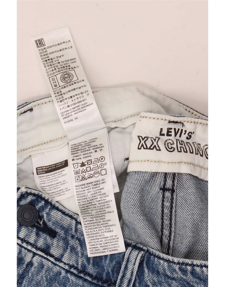 Γυναικείο τζιν σορτς chino Levi's W34 μεγάλο μπλε βαμβακερό