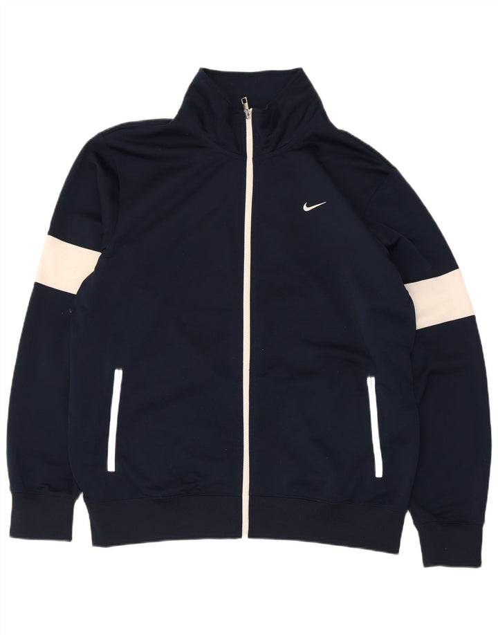 Ανδρική φόρμα γυμναστικής Nike με κανονική εφαρμογή Μπουφάν με μεγάλο μπλε ναυτικό χρώμα